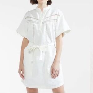 Outerknown Linen Blend Belted Dress